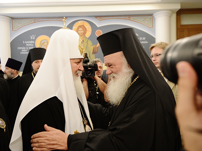 Патриарх Кирилл: Афон  является источником  духовной силы для всего Православного Монашества